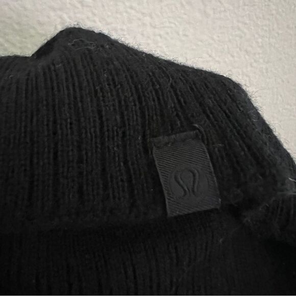 Lululemon Women's Merino Wool Short Sleeve Wrap Cardigan - Size XL/XXL Black - Picture 8 of 8